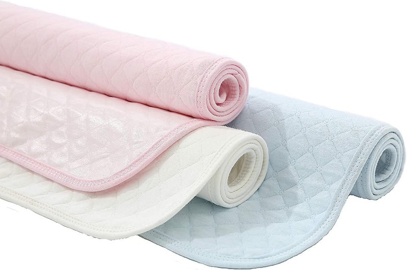 Washable Underpads 2 Pack - Large Bed Pads, 60x70cm, For Use As Incontinence Bed Carousel 2