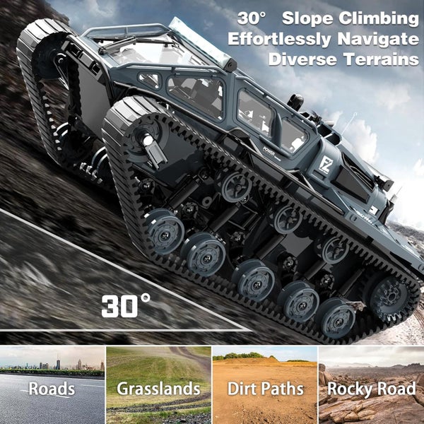 Remote Control Tank RC Tank Offroad Crawler for Kids Carousel 1