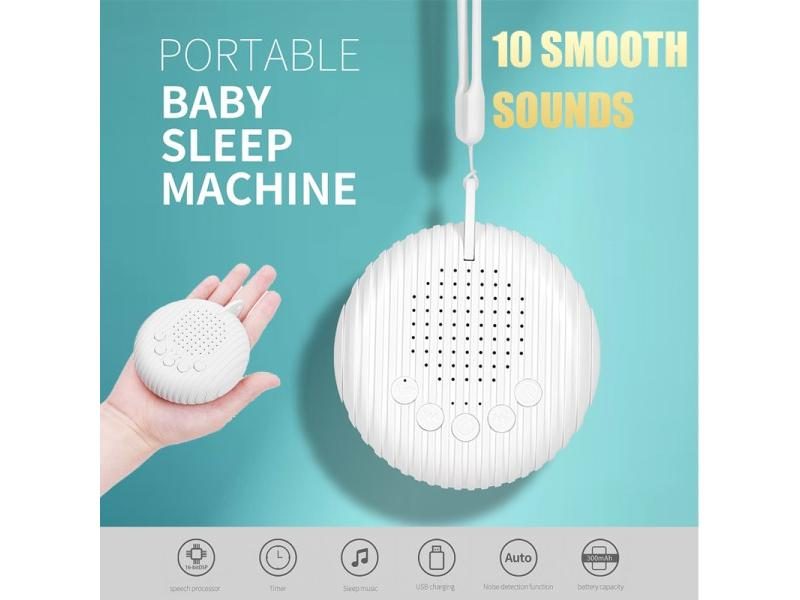 White Noise Machine 10/12 Sounds USB Rechargeable Portable Sleep Machine For Carousel 1