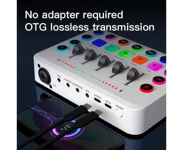 One-Click Noise Reduction Live Sound Card with Intelligent Bass Blocking Carousel 2