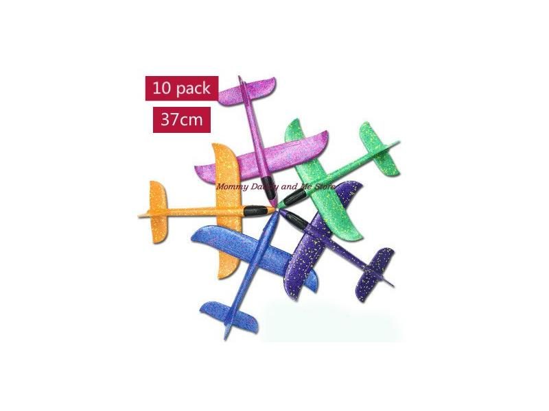 Foam Hand Throwing Airplanes Toy 37cm 48cm Flight Mode Glider Inertia Planes Carousel 1