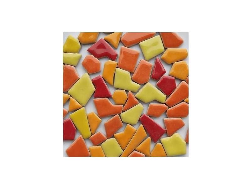 100g 50 Mixed Color DIY Ceramic Mosaic Tiles Ceramic Irregular Mosaic Making Carousel 1