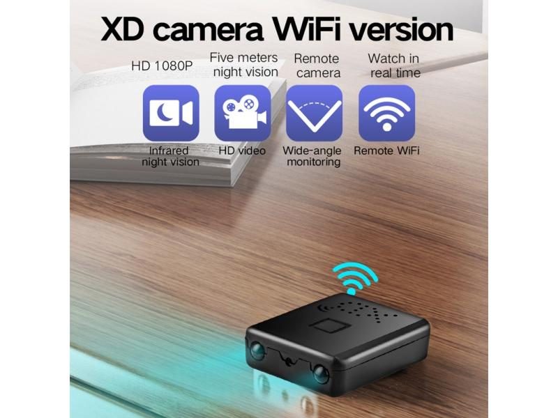 4K 1080P Mini WiFi Night Vision Security Camcorder With IR-CUT Motion Detection Carousel 1