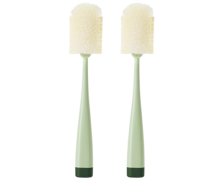 2pcs Bottle Brushes soft and easy to clean, effectively removes stains from Carousel 1
