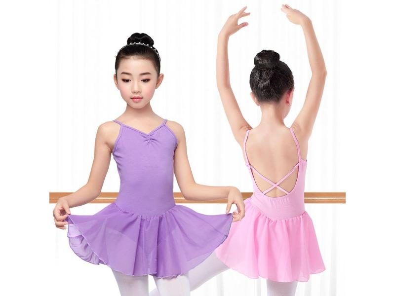 Ballet Dance Leotard Dress For Kid Girls Professional Gymnastics Leotard Carousel 2