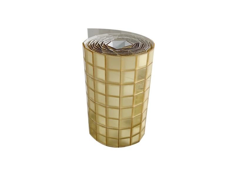 1Roll Self-adhesive Mini Square 5/10mm Acrylic Mirror Mosaic Tiles For Diy Carousel 1