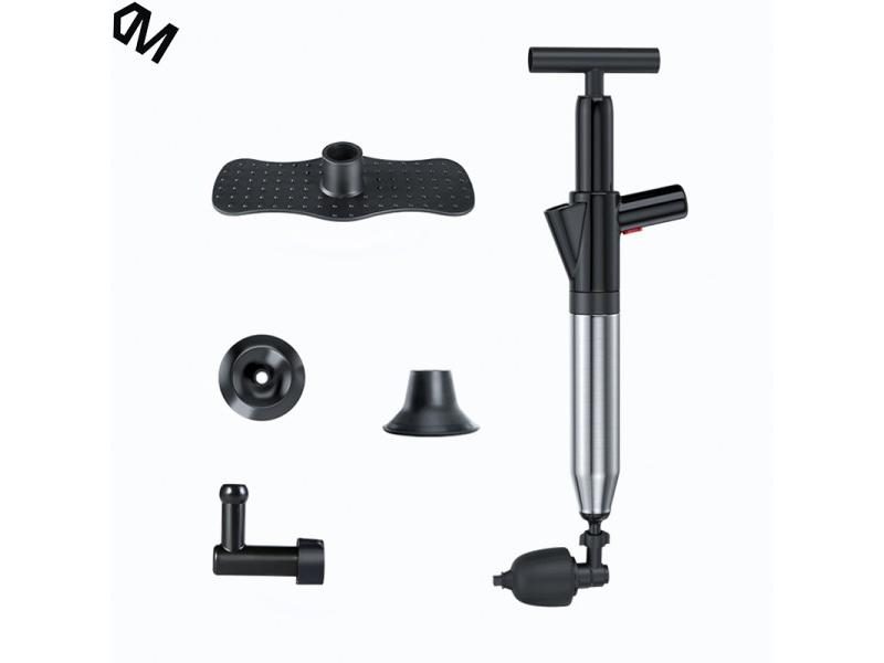 Pipe Dredger Toilet Plunger Multifunctional Drain Unblocker Air Pressure Carousel 1