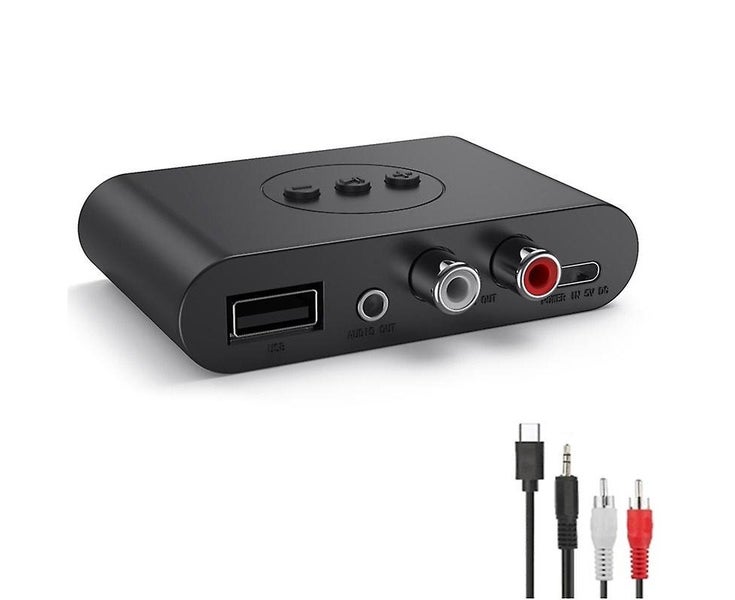 Bluetooth 5.2 Audio Receiver Usb Flash Drive Rca 3.5mm Aux Usb Stereo Music Carousel 2