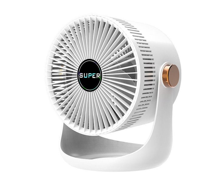 Household Table USB Rechargeable Air Circulation Electric Fan Wall Mountabl Carousel 1