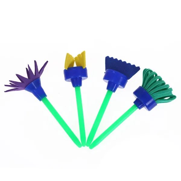 Kids Drawing Toys DIY Sponge Painting Kit For Art Craft Carousel 1
