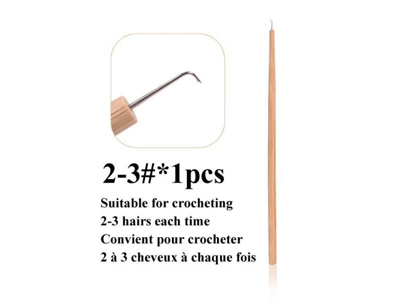 Professionals Wig Hook For Ventilate Lace Front Wigs Long Wooden Handle Needle Carousel 1