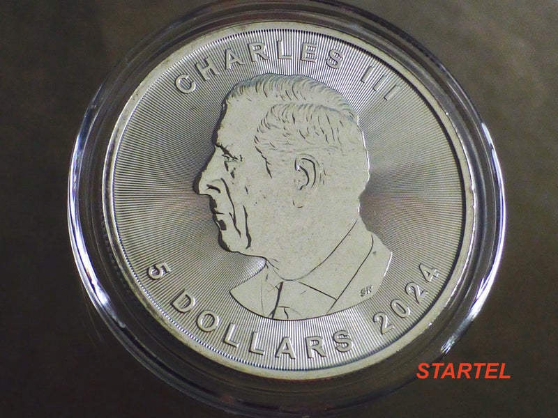 2024 Canadian Maple Leaf 1 Oz silver coin Carousel 2
