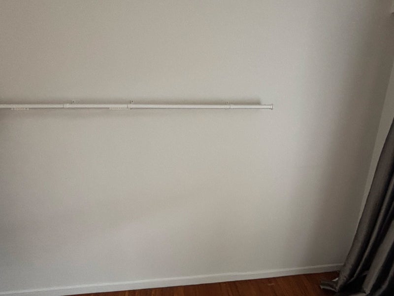 2.2 meter White Curtain track, rod, Rail Carousel 2