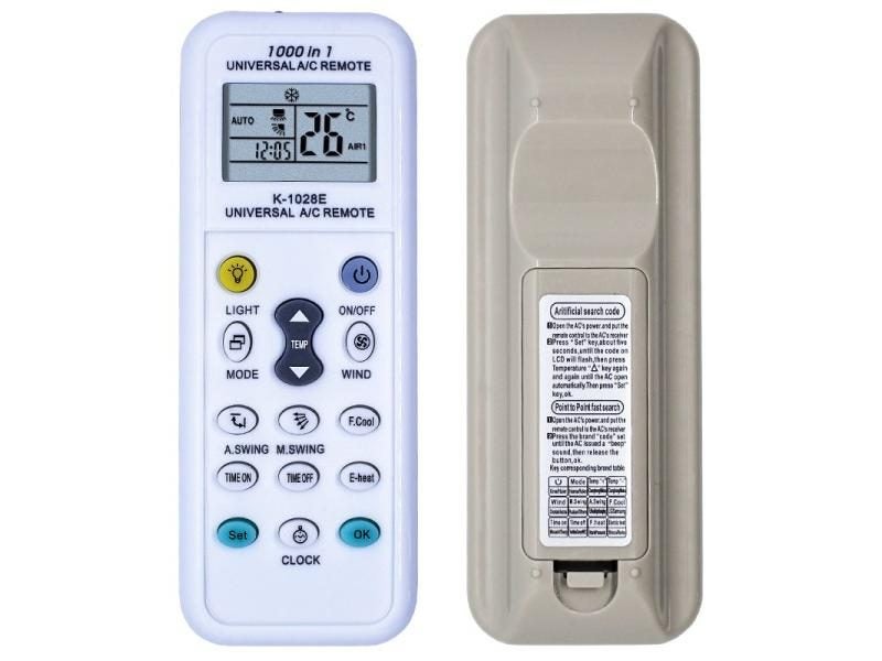 1000 In 1 Air Conditioner Remote Control K-1028E One-key Setting Low Power Carousel 1