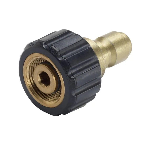 M22 14mm Pin to 3/8" Male Plug Quick Connect Adapter - Water Blaster Fitting Carousel 1
