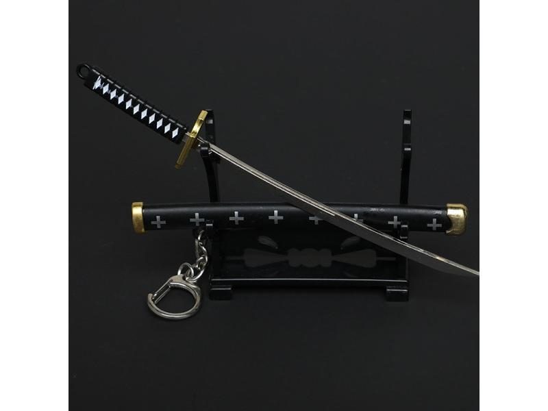 7 Styles Roronoa Zoro Sword Keychain For Men Women Gift Key Chains Q-053 Carousel 1