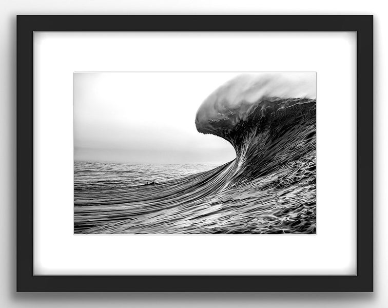 100 Foot Monster Wave Surfing | Vintage Wall Art | Framed Photo 1/40 Carousel 2