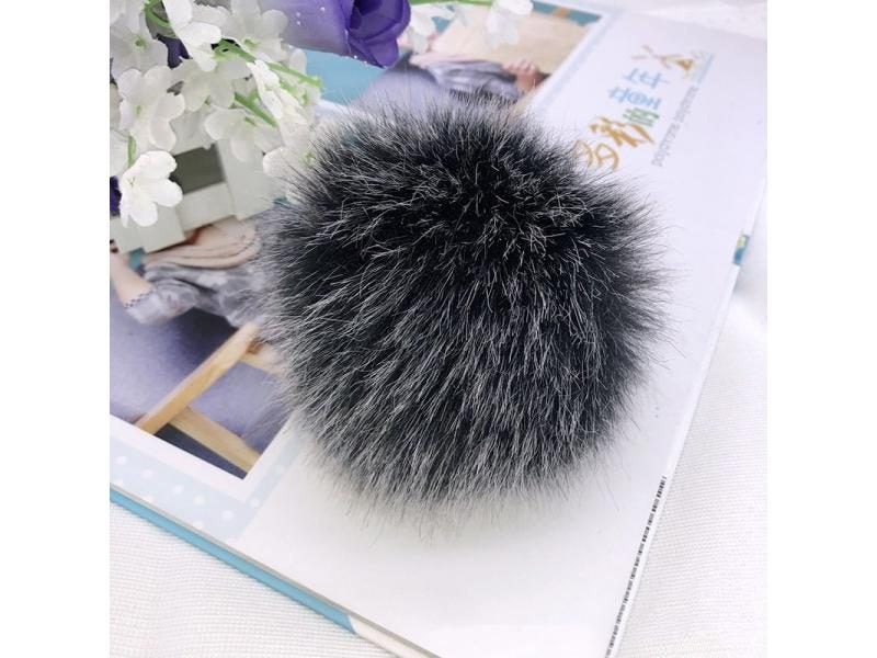 12CM DIY Luxury Fur PomPom Natural Fox Hairball Hat Ball Pom Pom