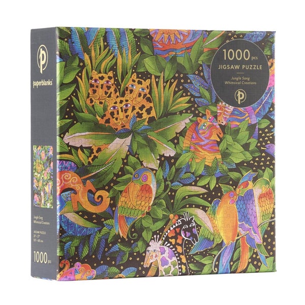 Jungle Song (Whimsical Creations) 1000 Piece Jigsaw Puzzle by Paperblanks - Carousel 1