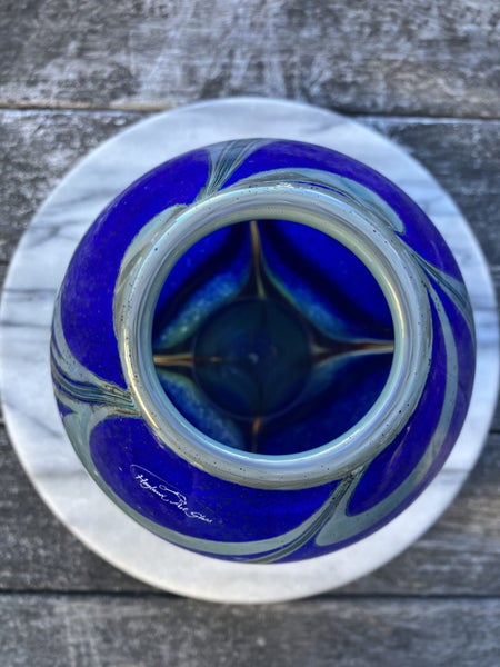 Stunning Höglund Art Glass vase Carousel 17