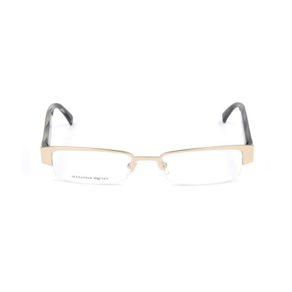 Unisex'Spectacle frame Alexander McQueen AMQ-4159-R2E 51mm Golden Carousel 1