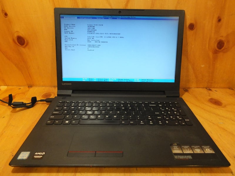 LENOVO V110-15ISK 6TH GEN CORE i5 LAPTOP 8GB RAM NO HDD - PARTS OR REPAIR Carousel 1