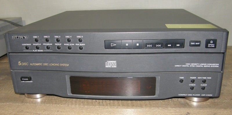 SONY 5 CD PLAYER CDPC322M Carousel 1