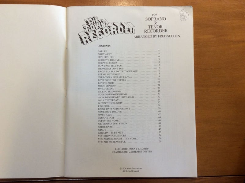 The Roving Recorder Music Book Carousel 2