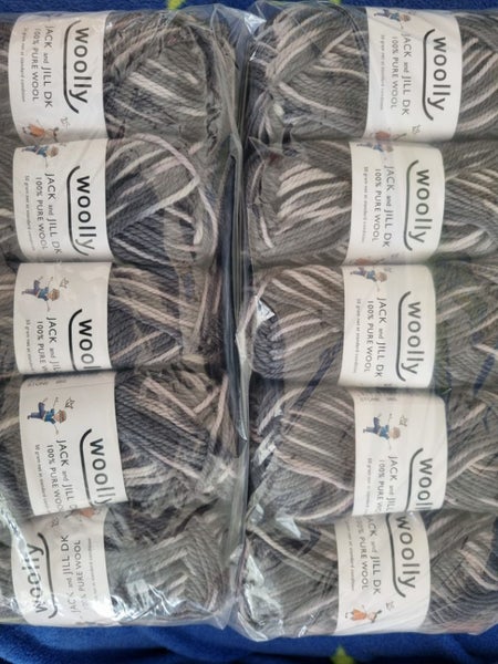 Woolly J & J Stone Mix 10 x 50g Balls Carousel 1