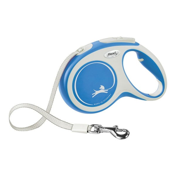 Dog Lead Flexi NEW COMFORT Blue Size M Carousel 1