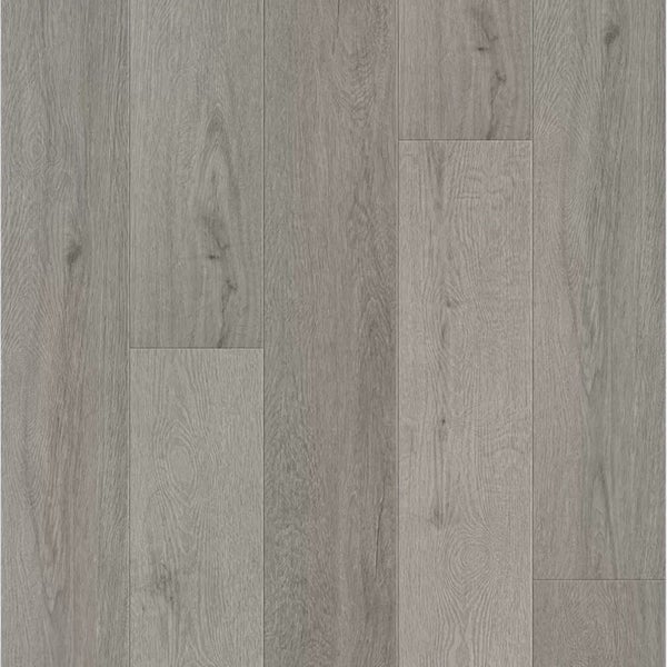 Aqua Stone 6x 6.5mm Stone Polymer Composite Flooring - Grey Mist Oak - Minor ... Carousel 1