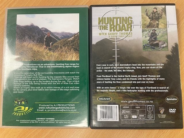 2 x Hunting DVD's Carousel 2