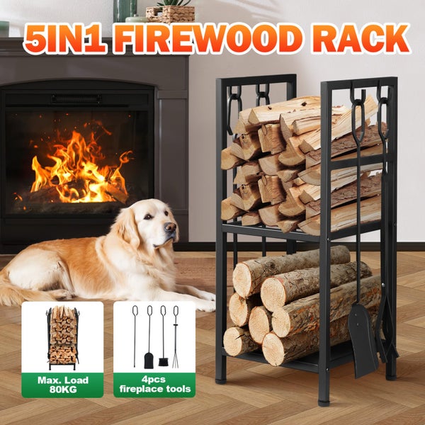 Firewood Rack Log Carousel 1