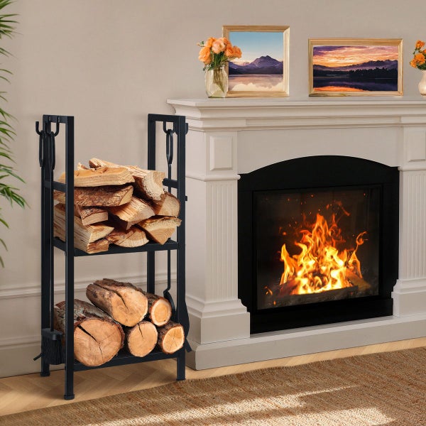 Firewood Rack Log Carousel 2