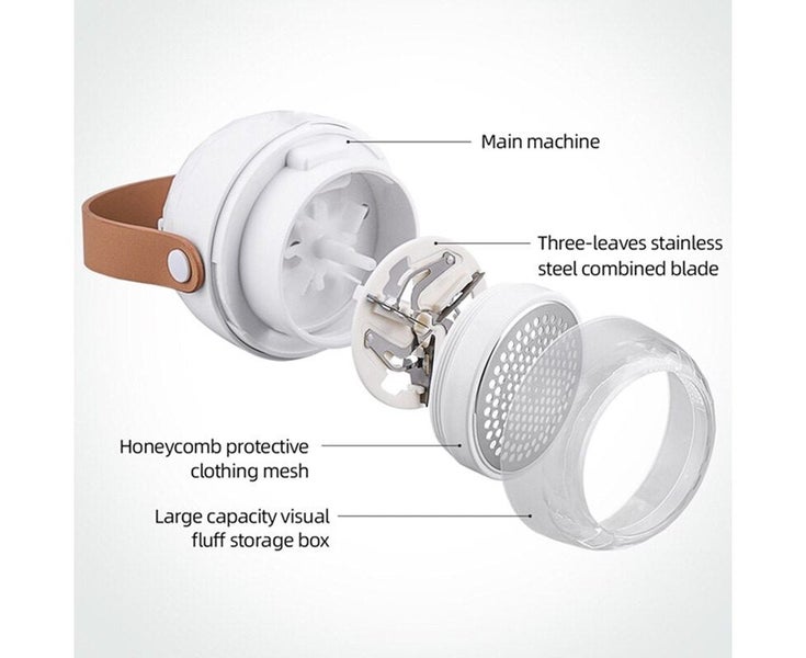 Lint Remover Cutters Hair Ball Trimmer Portable USB Charge Fabric Shaver Cl Carousel 6