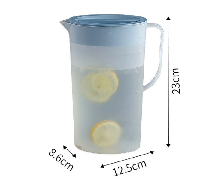 Plastic Pitcher with Lid Eco-Friendly Carafes Mix Drinks Water Jug for Hot/ Carousel 2