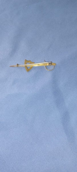 Ideal for mothers day - gold brooch Carousel 2