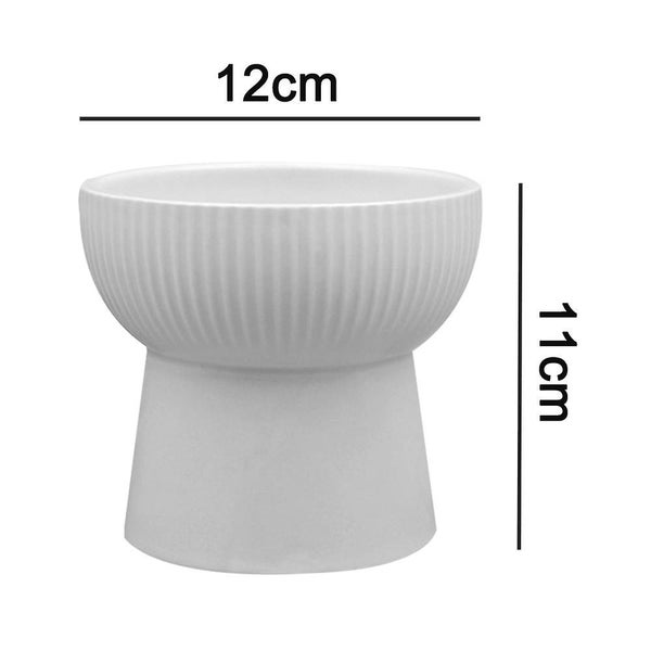 Ceramic Cat Bowl Tall Cat Food Bowl Protect Cervical Vertebrae Pet Ceramic Bowl Carousel 2