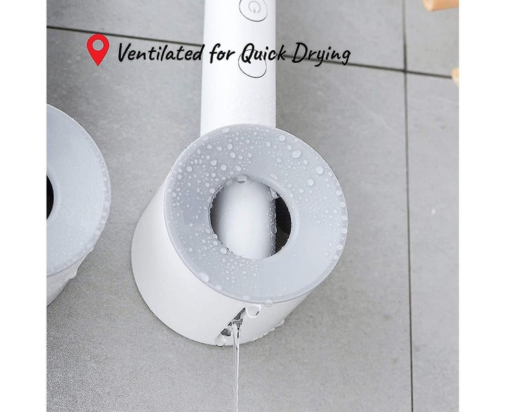 Electric Toothbrush Holder For Bathroom, Wall Mounted For Shower Space-savi Carousel 2