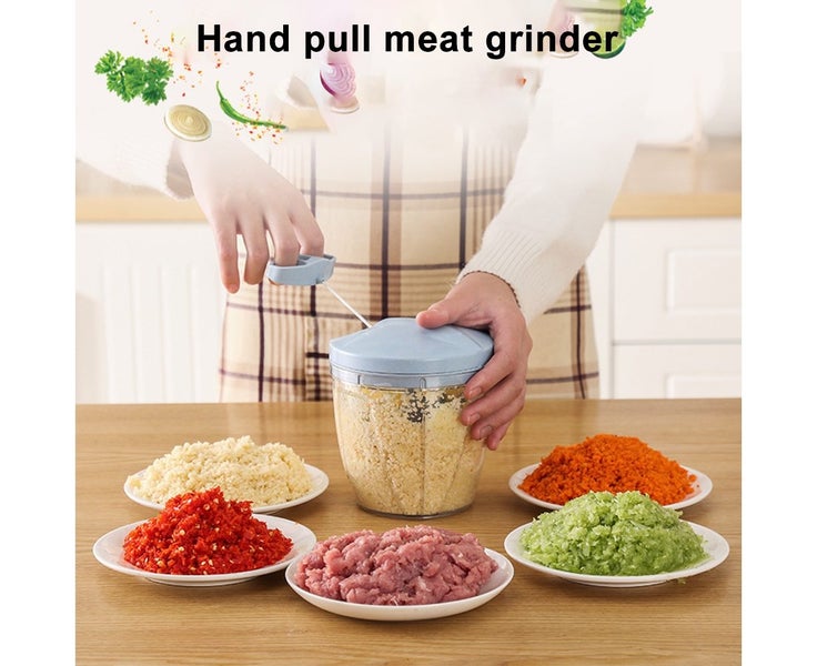 Household Hand-painted Meat Grinder Multifunctional Garlic Puree Hand Veget Carousel 2