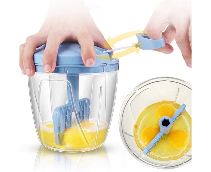 Household Hand-painted Meat Grinder Multifunctional Garlic Puree Hand Veget Carousel 8