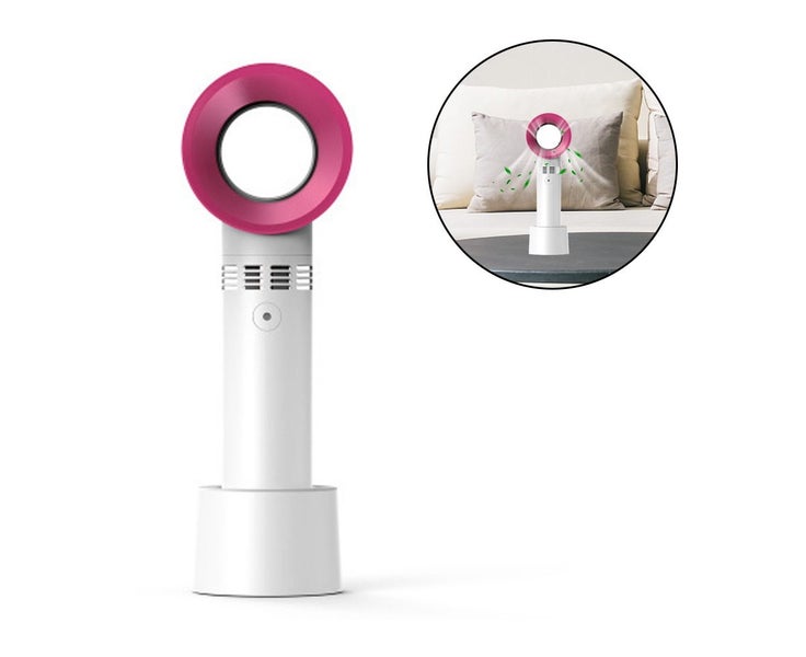 Bladeless Handheld Fan,Mini Portable Fan,USB Desk Fan,3 Speeds Carousel 2