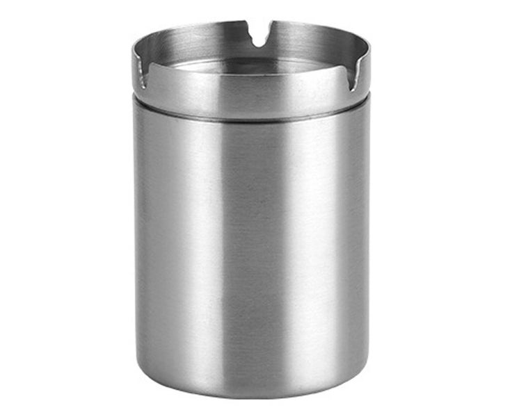 Ashtray for Cigarette, Stainless Steel Ashtray Metal Cigarette Cigar Smokin Carousel 1