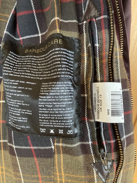 Barbour Beadnell Wax Jacket – UK 14 – Dark Cabernet Red Carousel 5