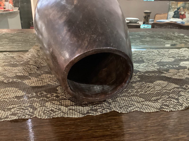 Antique Indonesian ceremonial handmade drum Carousel 7