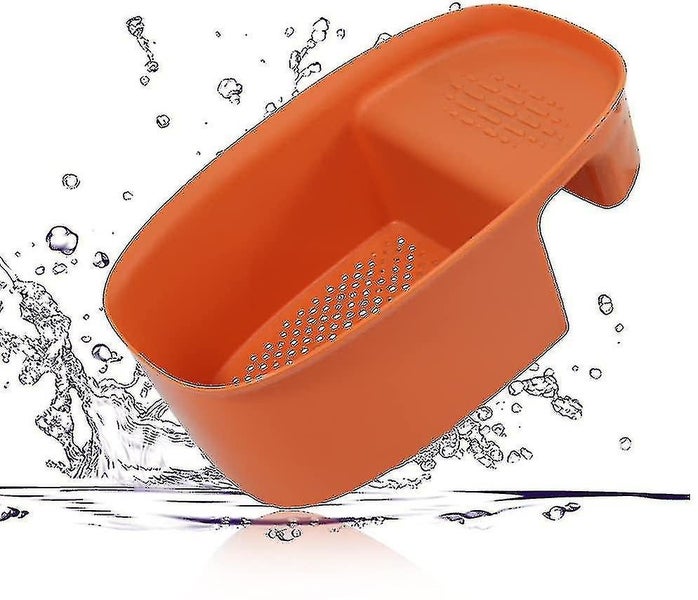 Sink Strainer Drain Basket, Multifunction Saddle-shaped Mesh Strainer Carousel 1