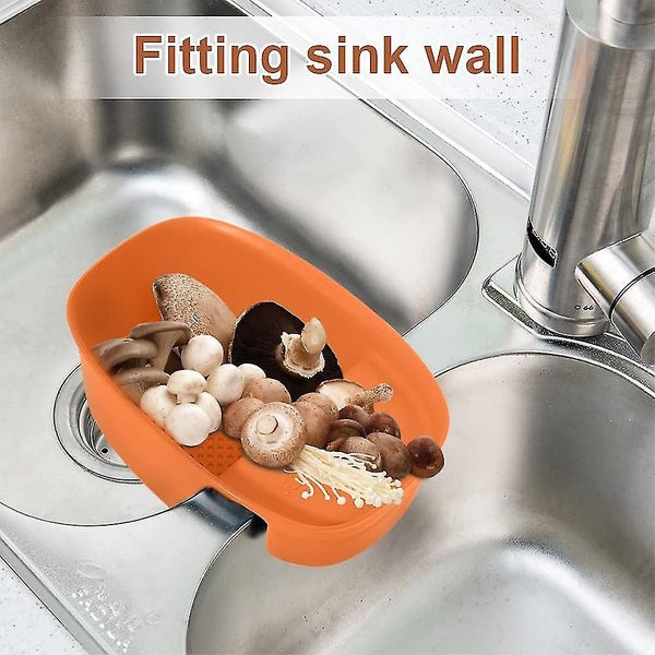 Sink Strainer Drain Basket, Multifunction Saddle-shaped Mesh Strainer Carousel 5
