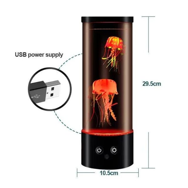 Elosung Led Jellyfish Lamp Creative Night Light For Bedroom And Children's Room Carousel 2