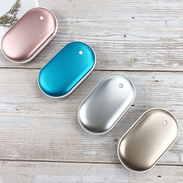 Portable Mini Hand Warmer USB Rechargeable 2 In1 Pocket Power Bank Winter Heater Carousel 2