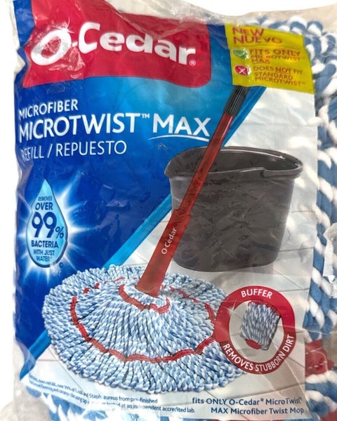 O-Cedar Micro Twist Microfiber Twist Mop Refill Replacement Head New In Open Bag Carousel 1